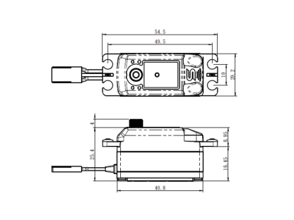 SAVÖX SC-1251MG+ Black Edition Digital Servo