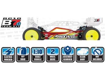 Associated RC10B7D Team Kit 2WD Buggy Bausatz