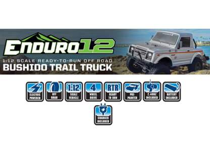 Enduro12 Trail Truck Bushido RTR 4WD