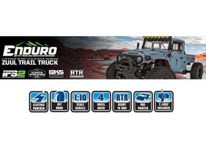 Enduro Zuul IFS2 Trail Truck 4WD RTR blau