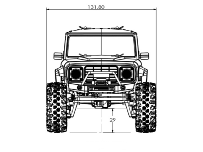 HobbyPlus CR18P 2024 Rushmore 4WD RTR blau