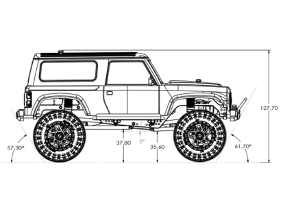 HobbyPlus CR18P 2024 Rushmore 4WD RTR blau