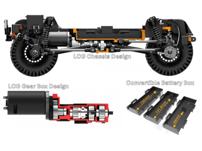 Absima CR4.4 Patrol 4WD RTR dunkelblau