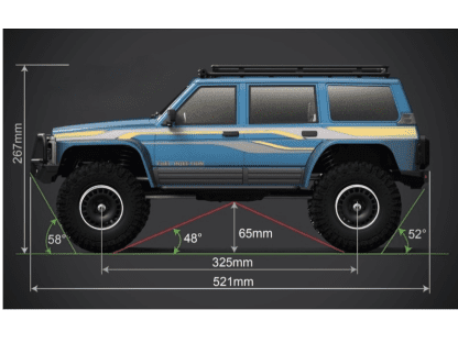 Absima CR4.4 Patrol 4WD RTR creme