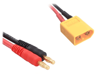 Absima Ladekabel 4mm Goldkontaktstecker - XT60 300mm